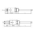 FST600-901 buen funcionamiento Sensor de temperatura digital RS485